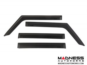 Jeep Gladiator JT Window Visors - Matte Black Jeep Gladiator JT Window Visors - Matte Black